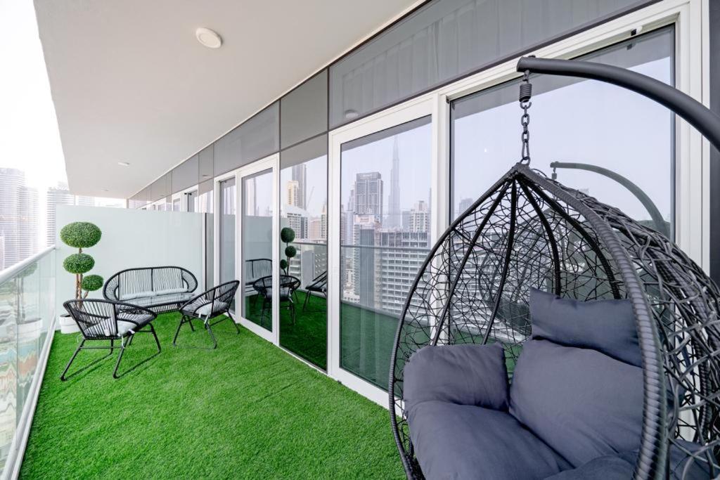 Brand New 1Br- Business Bay - Burj Khalifa View Apartment Dubai Exterior foto